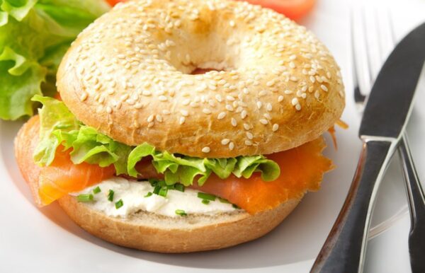 Bagel au saumon