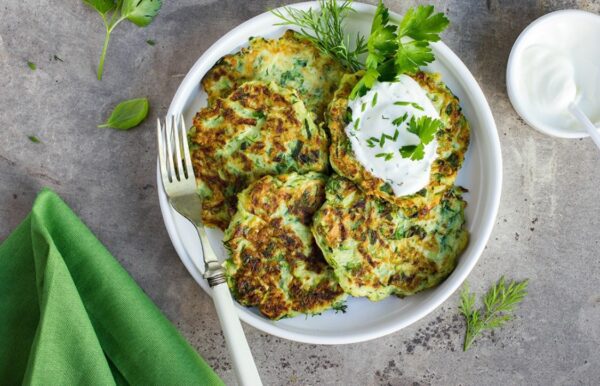 Crêpes au fromage aux herbes