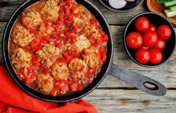 Poêlée de viande hachée au paprika