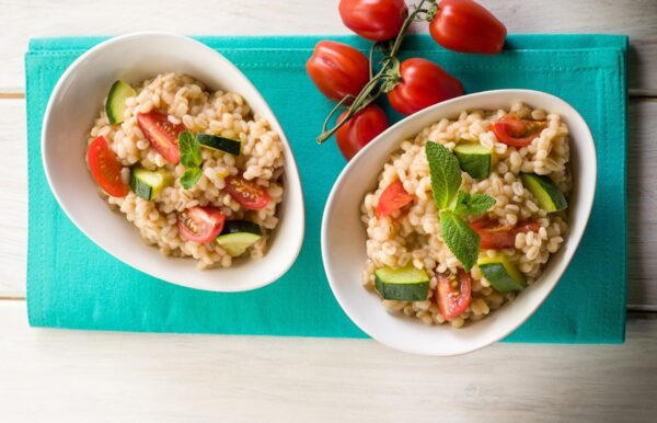 Risotto rouge vert