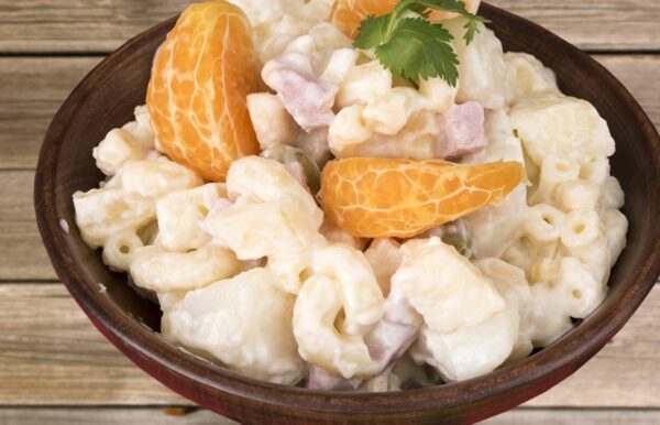 Salade de pâtes au blanc de dinde et aux mandarines