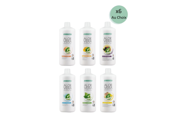 [Lot de 6] Gels à boire Aloe Vera