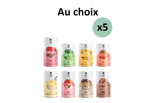 [Lot de 5] Repas Figuactive au choix