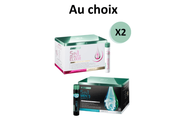 [Lot de 2] Men's Shot / Beauty Elixir 5 en 1